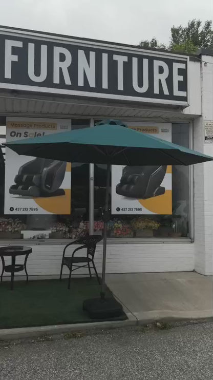 9ft Patio Umbrella & Base
