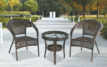 C41 - 2 Person Round/Square Outdoor Dining Set