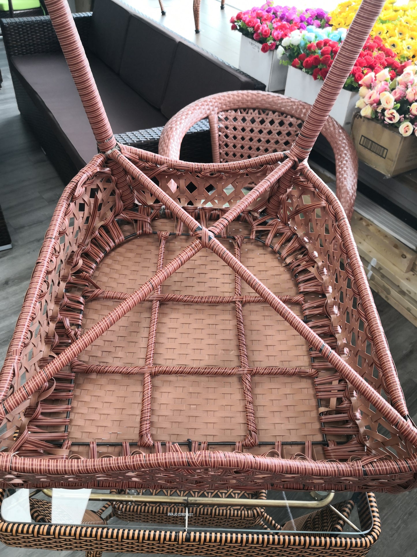 C41 - 2 Person Round/Square Outdoor Dining Set