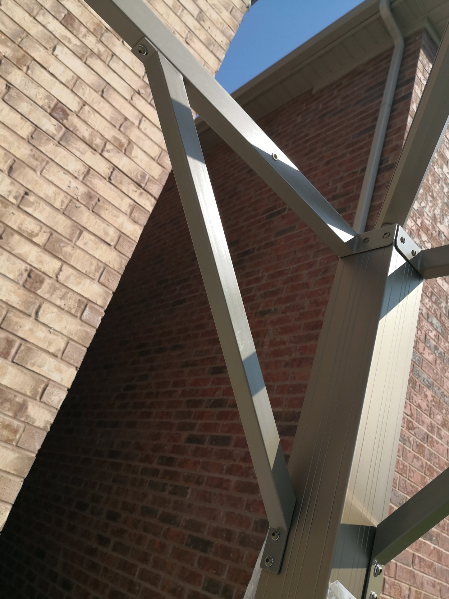 10x10 Feet Patio Hardtop Gazebo with Galvanized Steel Roof