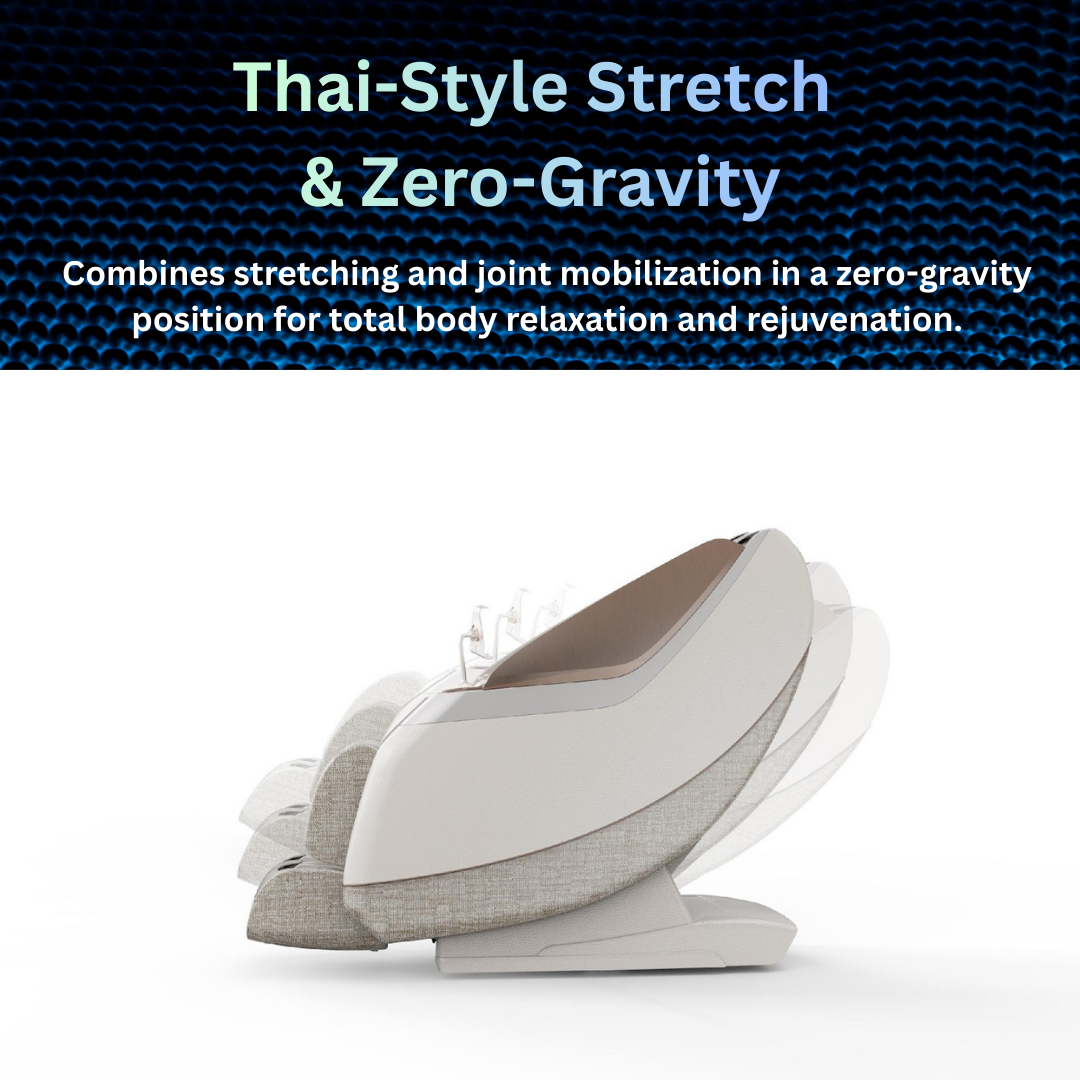 *PRE-ORDER* A3810: The 4D Pro Performance AI Zero Gravity Heated Full Body Massage Chair with Extended SL Track