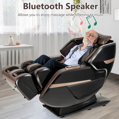 3D Double SL-Track Electric Full Body Zero Gravity Massage Chair with Heat Rolle