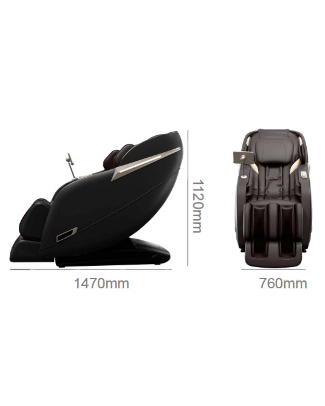 BH-A819 SL Track Heated Zero Gravity Full Body Massage Chair